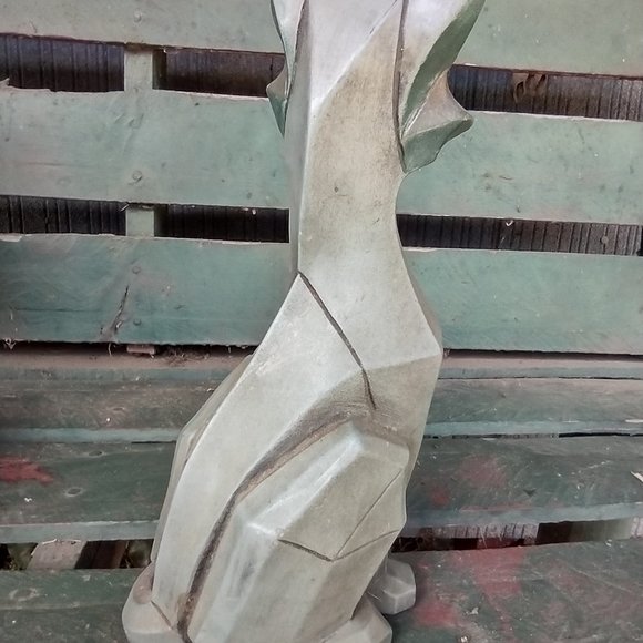 Cubist Cat Statue Universal Statuary - Picture 3 of 4